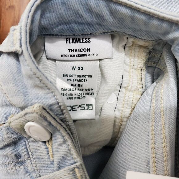 Joe's Jeans Lois The Icon Mid Rise Skinny Ankle Denim 23 NEW - Picture 8 of 9